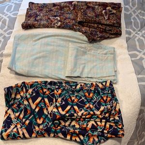 3 Pair LuLaRoe TC Leggings
